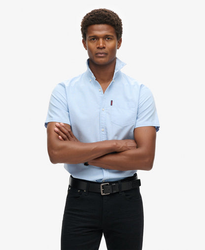 Vintage Oxford Short Sleeve Shirt | Classic Blue