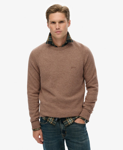 Wool Blend Jumper | Macadamia Brown Marle