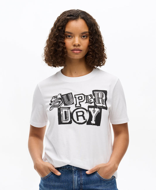 Punk Poster Relaxed Tee | Optic