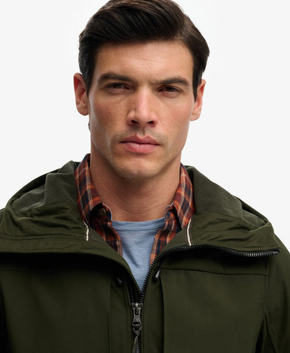 Hooded Softshell Trekker Jacket | Surplus Goods Olive Green