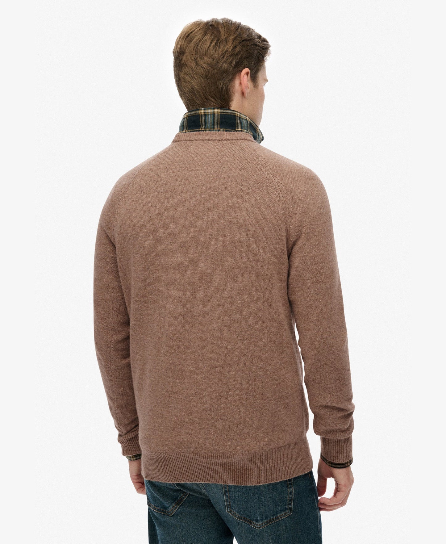 Wool Blend Jumper | Macadamia Brown Marle