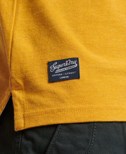 Applique Classic Fit Polo | Turmeric Marle