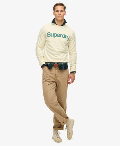 Classic Core Logo Sweatshirt | Oyster Cream