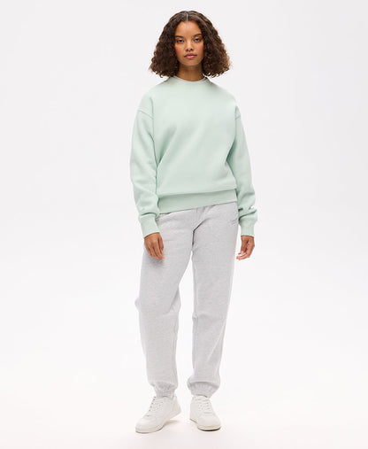 Essential Logo Crew Sweat | Surf Spray Green