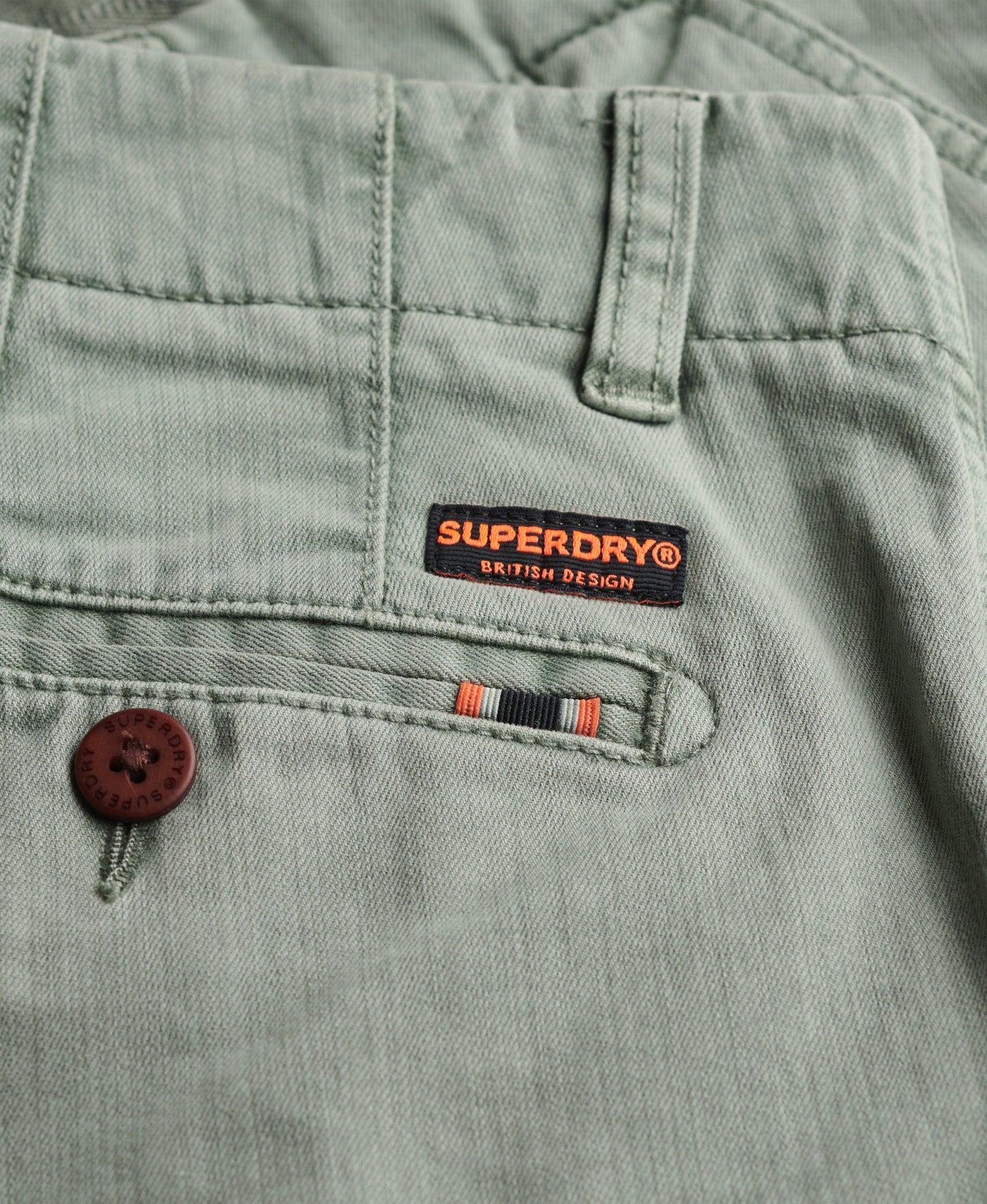 Vintage International Slim Fit Short | Washed Sage