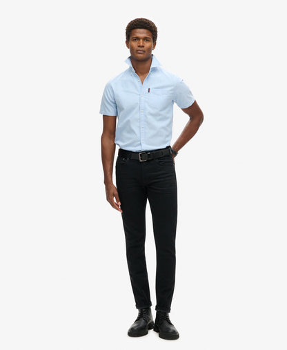 Vintage Oxford Short Sleeve Shirt | Classic Blue