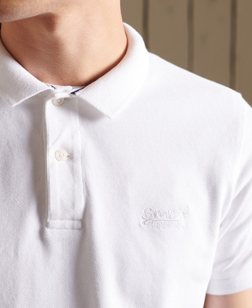 Classic Pique Slim Fit Polo | Optic
