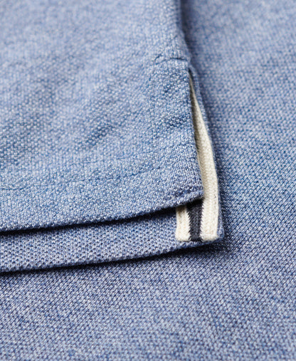 Applique Classic Fit Polo | Bay Blue Marle