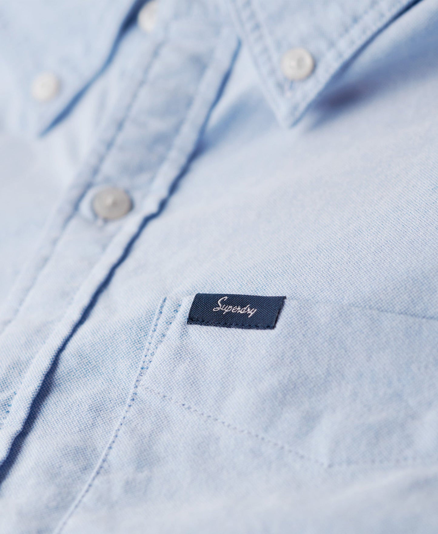 Vintage Oxford Short Sleeve Shirt | Classic Blue