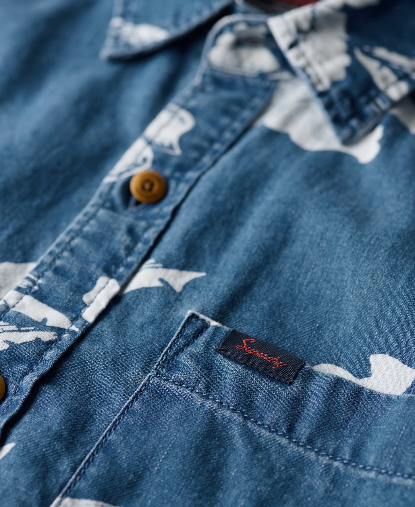 Vintage Loom Short Sleeve Shirt | Chrissy Indigo Rinse