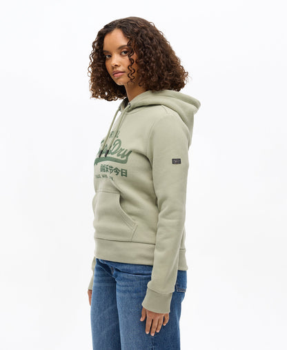 Vintage Logo Relaxed Hoodie | Seagrass Green