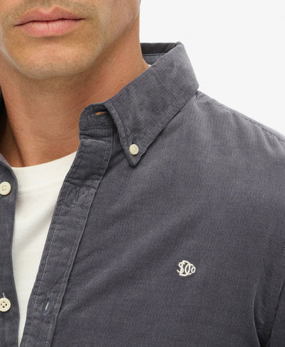 Classic Needle Cord Shirt | Lauren Navy