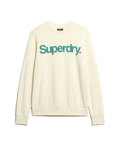 Classic Core Logo Sweatshirt | Oyster Cream