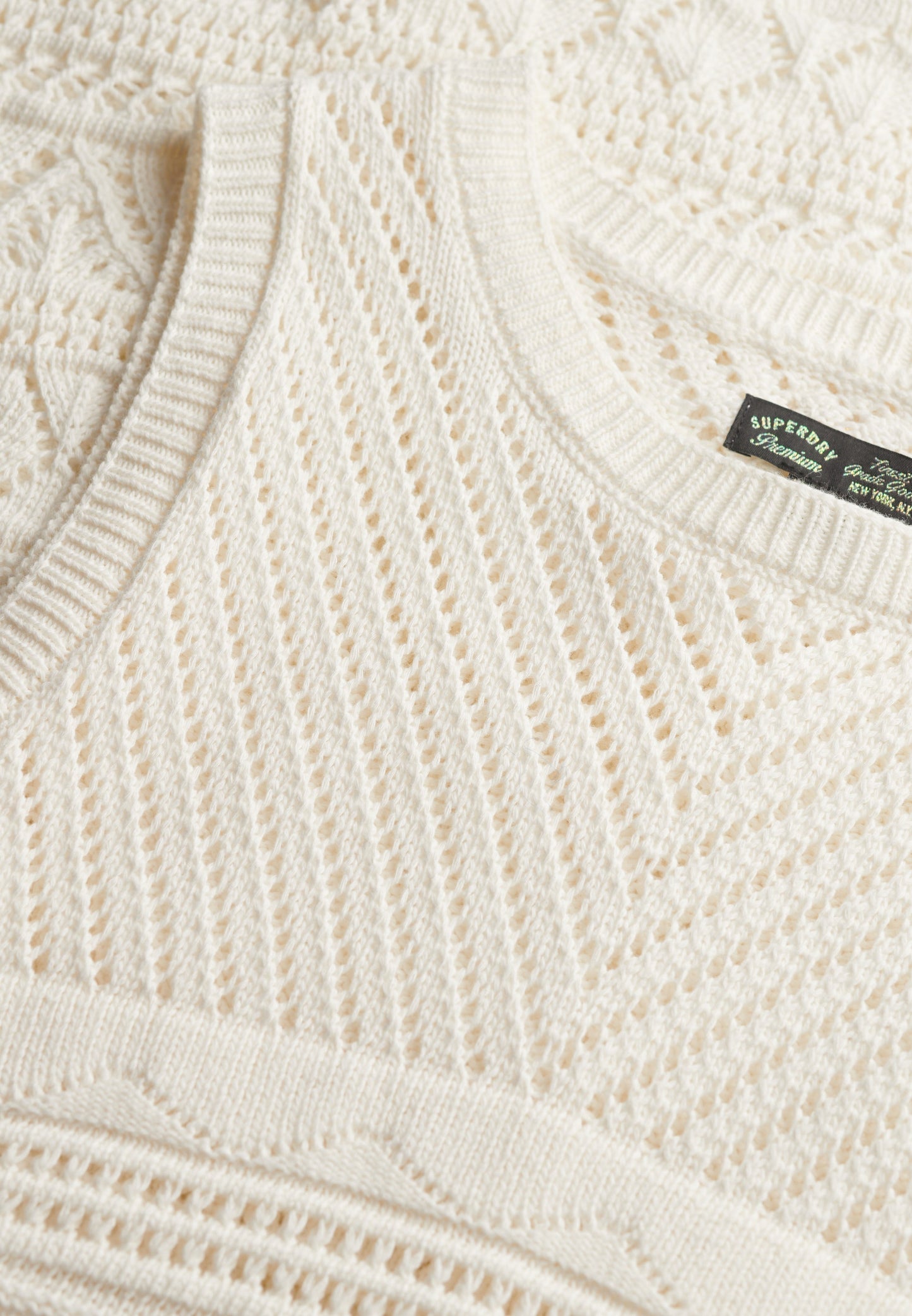 Crochet Mini Slim Fit Dress | Desert Bone Off White