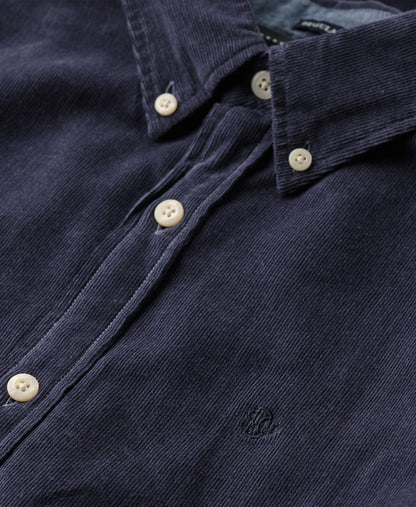 Classic Needle Cord Shirt | Lauren Navy