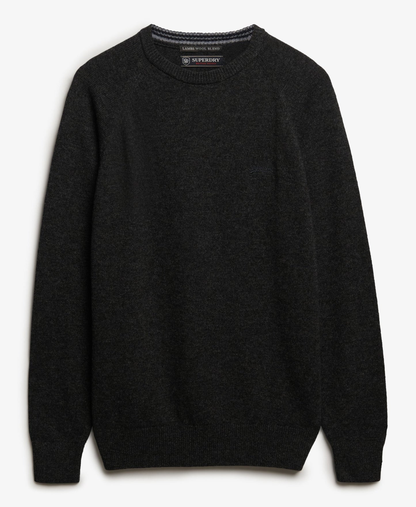 Wool Blend Jumper | Midnight Charcoal Marle