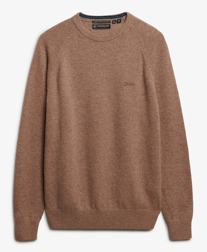 Wool Blend Jumper | Macadamia Brown Marle