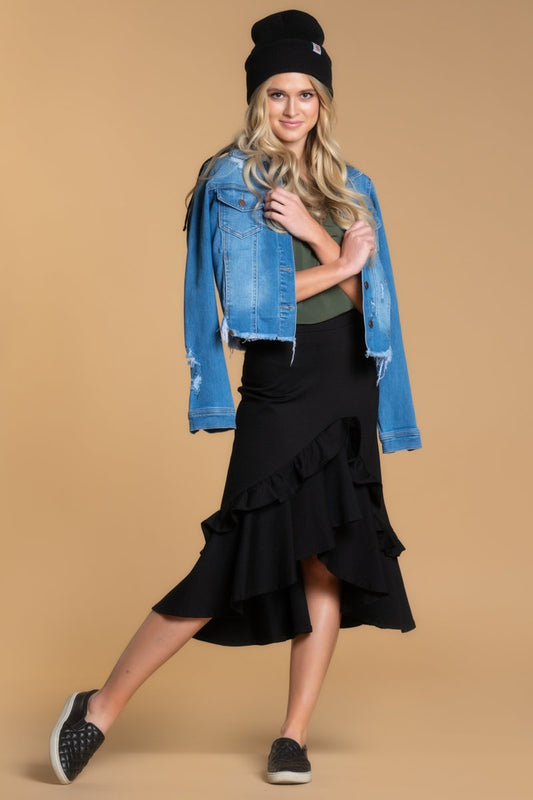 Brigitte Brianna Frill Skirt
